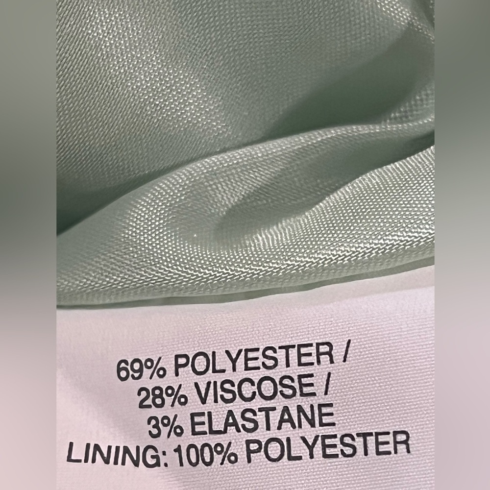 MINT GREEN J CREW A-LINE MINI SKIRT WITH FRONT POCKETS, AND BOX PLEAT SIZE 10 - Picture 10 of 10